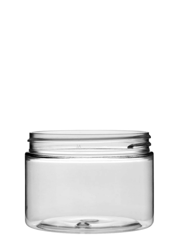 Cylindrical jar 150ml 70CT PET clear brickpack